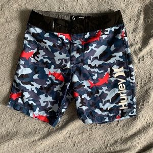 Hurley camo sharks swim trunks - 4
